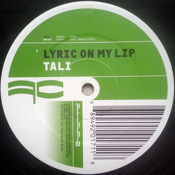 Tali - Lyric On My Lip / District Line | Full Cycle Records (FCY 042)