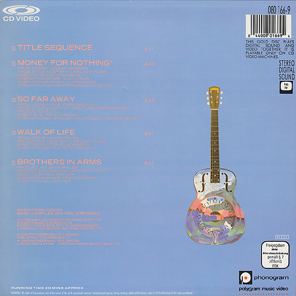 Dire Straits - Brothers In Arms (The Videosingles) | PolyGram Music Video (080 166-9) - 2 Dire Straits - Brothers In Arms (The Videosingles) | PolyGram Music Video (080 166-9) - 2