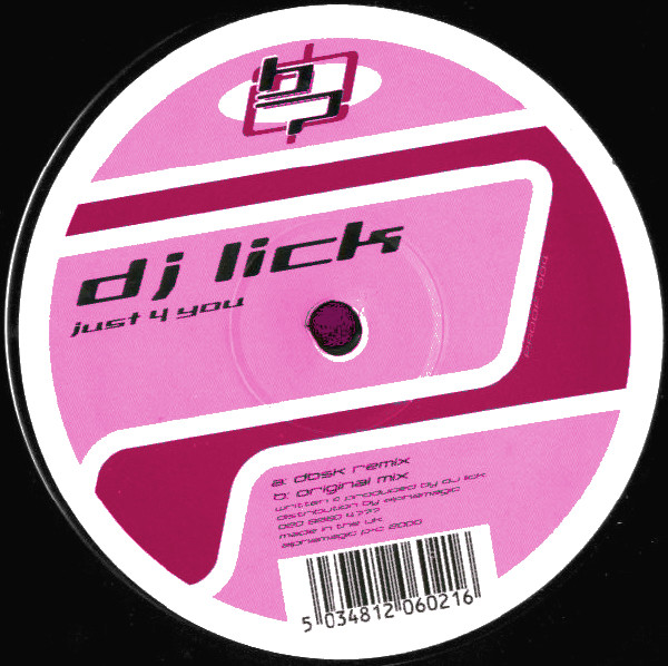 DJ Lick - Just 4 You | Bulletproof Records (PROOF 4) - 2