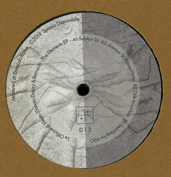Le Officine Di Efesto - The Elements EP | Spazio Disponibile (Spazio 013)