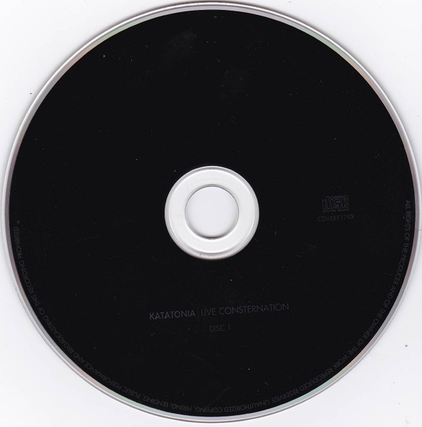 Katatonia - Live Consternation | Peaceville (CDVILEF179X) - 4