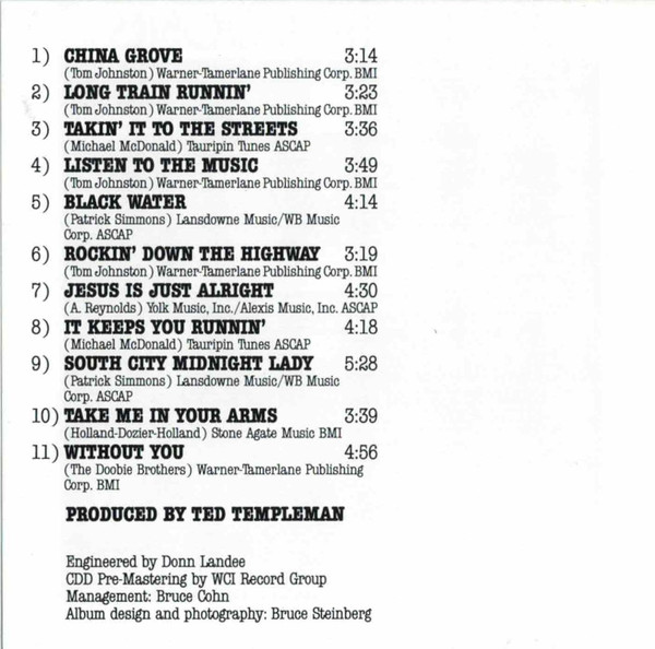 The Doobie Brothers - Best Of The Doobies | Warner Bros. Records (3112-2) - 4
