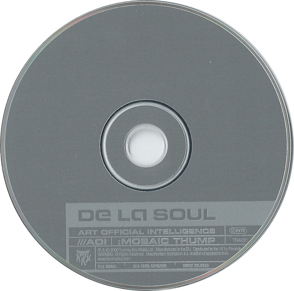 De La Soul - Art Official Intelligence: Mosaic Thump | Tommy Boy (TBCD 1348) - 4 De La Soul - Art Official Intelligence: Mosaic Thump | Tommy Boy (TBCD 1348) - 4