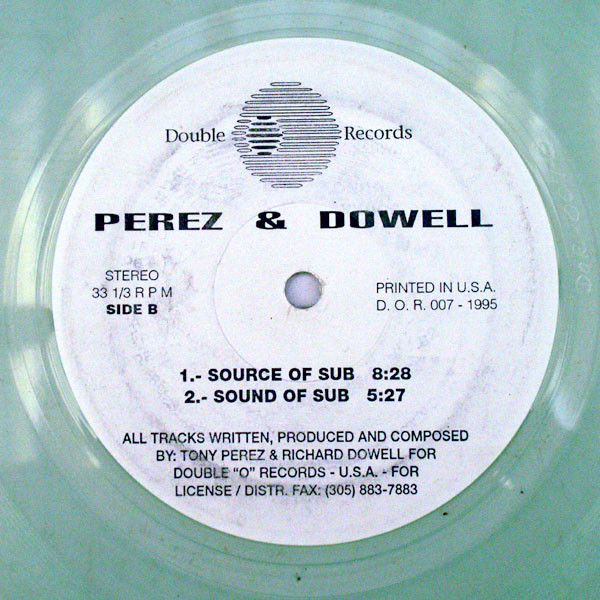 Perez & Dowell - Generatio ! | Double O Records (D.O.R. 007)
