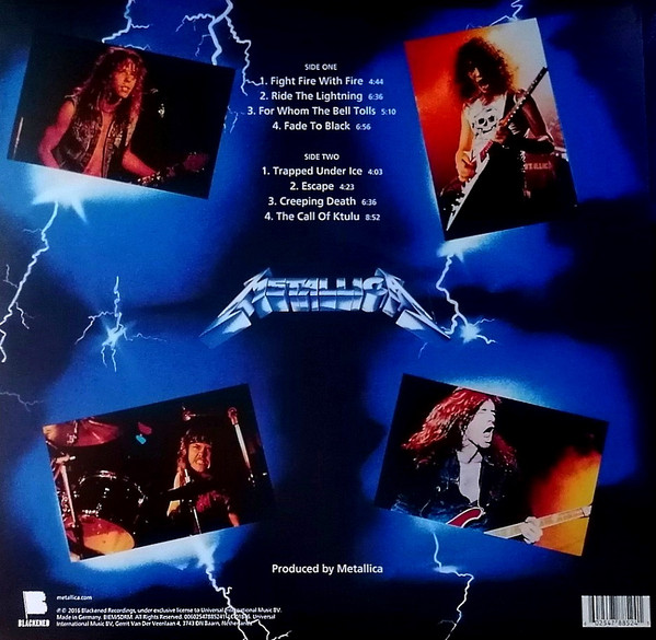 Metallica - Ride The Lightning | Blackened (00602547885241) - 2
