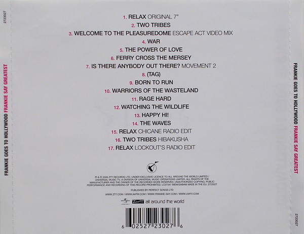Frankie Goes To Hollywood - Frankie Say Greatest | ZTT (2723027) - 2