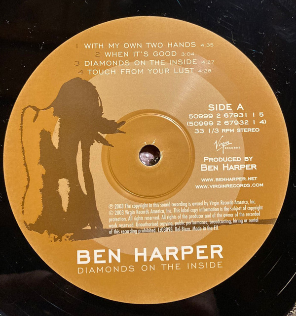 Ben Harper - Diamonds On The Inside | Virgin (50999 2 67931 1 5) - 4 Ben Harper - Diamonds On The Inside | Virgin (50999 2 67931 1 5) - 4