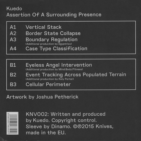 Kuedo - Assertion Of A Surrounding Presence | Knives (KNV002) - 2