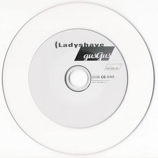 GusGus - Ladyshave | 4AD (BAD 9001 CD) - 3