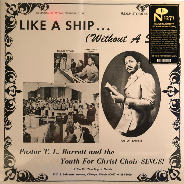 Pastor T. L. Barrett And The Youth For Christ Choir - Like A Ship... (Without A Sail) | Numero Group (NUM1271) - main