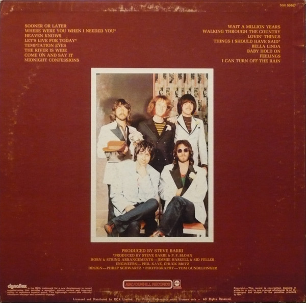 The Grass Roots - Their 16 Greatest Hits | ABC/Dunhill Records (DSX 50107) - 2 The Grass Roots - Their 16 Greatest Hits | ABC/Dunhill Records (DSX 50107) - 2