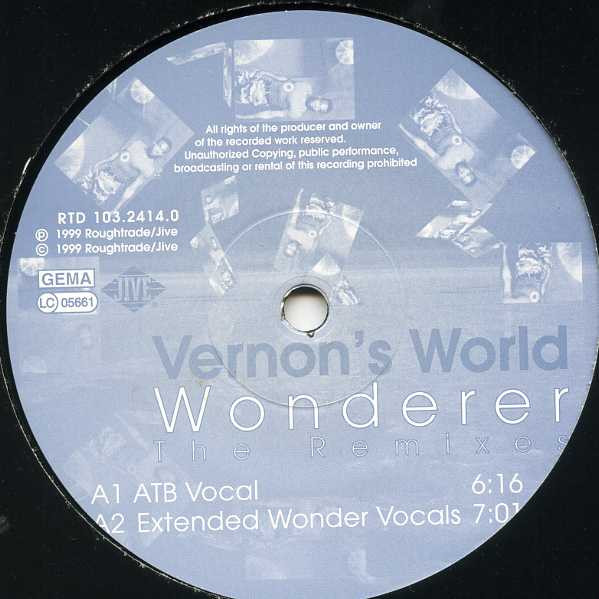 Vernon - Wonderer (The Remixes) | Jive (RTD 103.2414.0) - 2 Vernon - Wonderer (The Remixes) | Jive (RTD 103.2414.0) - 2