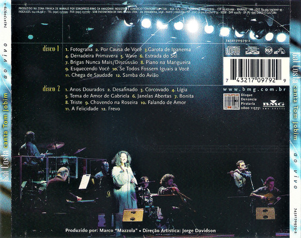 Gal Costa - Gal Costa Canta Tom Jobim Ao Vivo | BMG Brasil (7432170979-2) - 2