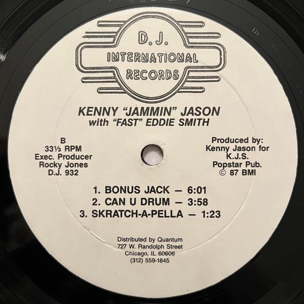Kenny "Jammin" Jason With "Fast" Eddie Smith - Can U Dance | D.J. International Records (D.J. 932) - 2 Kenny "Jammin" Jason With "Fast" Eddie Smith - Can U Dance | D.J. International Records (D.J. 932) - 2