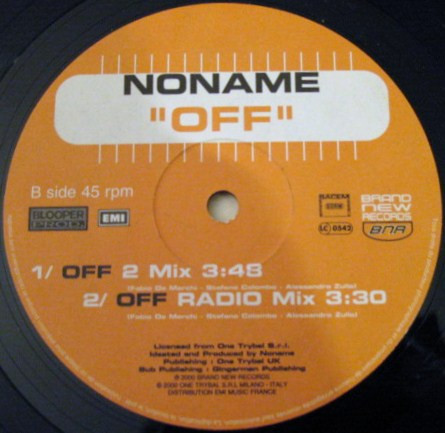 Noname - Off | Emi Music France (888 431-6) - main