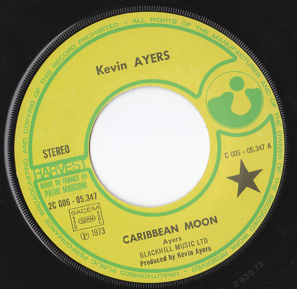 Kevin Ayers - Caribbean Moon | Harvest (2 C 006 - 05347) - 4