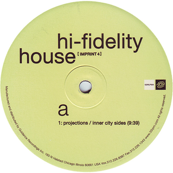Various - Hi-Fidelity House [Imprint 4] | Guidance Recordings (GDRLP504) - 2