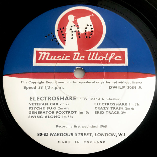 Pete Willsher & Keith Chesher - Electroshake | Music De Wolfe (DW/LP 3084) - 3