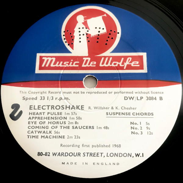 Pete Willsher & Keith Chesher - Electroshake | Music De Wolfe (DW/LP 3084) - 4