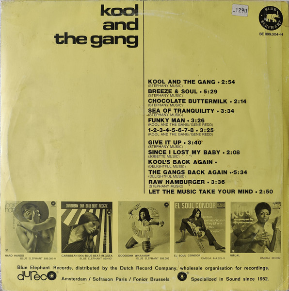 Kool & The Gang - Kool And The Gang | Blue Elephant (BE 899.004-H) - 2 Kool & The Gang - Kool And The Gang | Blue Elephant (BE 899.004-H) - 2