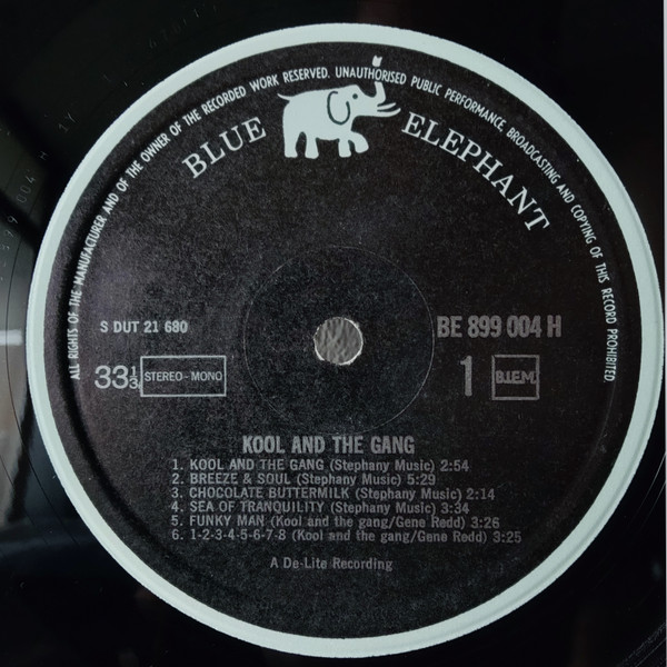 Kool & The Gang - Kool And The Gang | Blue Elephant (BE 899.004-H) - 3 Kool & The Gang - Kool And The Gang | Blue Elephant (BE 899.004-H) - 3