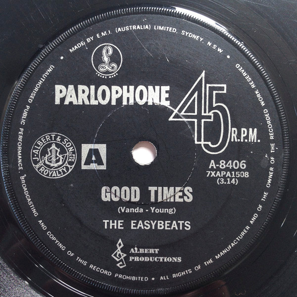 The Easybeats - Land Of Make Believe/Good Times | Parlophone (A-8406) - 2