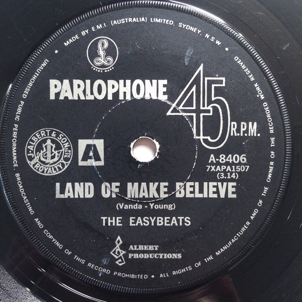 The Easybeats - Land Of Make Believe/Good Times | Parlophone (A-8406)