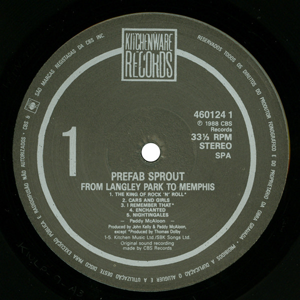 Prefab Sprout - From Langley Park To Memphis | Kitchenware Records (460124 1) - 3