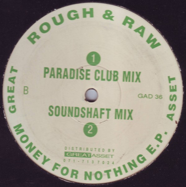 Rough & Raw - Money For Nothing EP | Great Asset (GAD 36) - 2