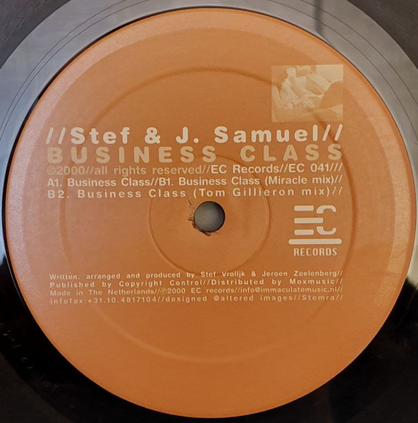 Stef Vrolijk & Jay Samuel - Business Class | EC Records (EC 041) - 2