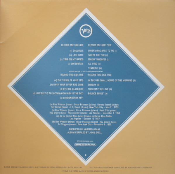 Ben Webster And Oscar Peterson - Soulville | Verve Records (2683 023) - 3 Ben Webster And Oscar Peterson - Soulville | Verve Records (2683 023) - 3