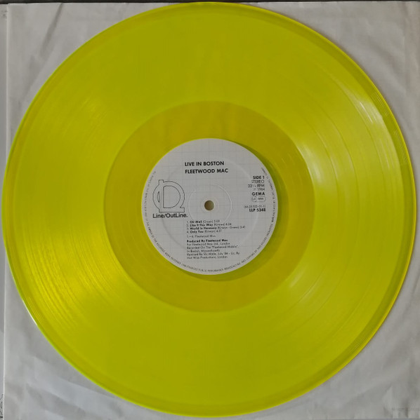 Fleetwood Mac - Live In Boston | Line/OutLine (OLLP 5348 AS) - 3