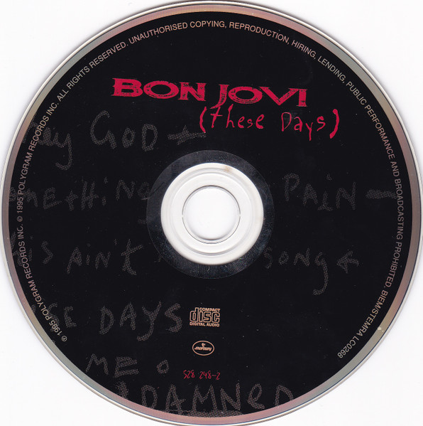 Bon Jovi - These Days | Mercury (528 248-2) - 3