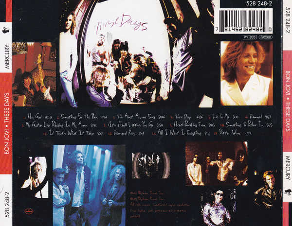 Bon Jovi - These Days | Mercury (528 248-2) - 2