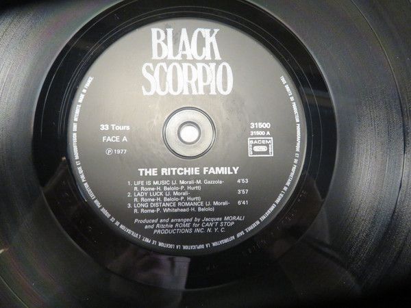 The Ritchie Family - Life Is Music | Black Scorpio (31500) - 2 The Ritchie Family - Life Is Music | Black Scorpio (31500) - 2