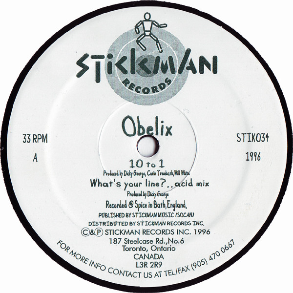 Obelix - Obelix | Stickman Records (STIK 034)