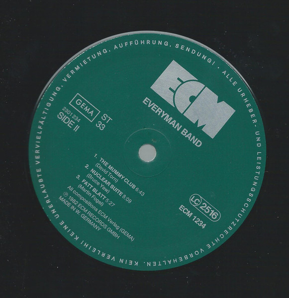 Everyman Band - Everyman Band | ECM Records (ECM 1234) - 4