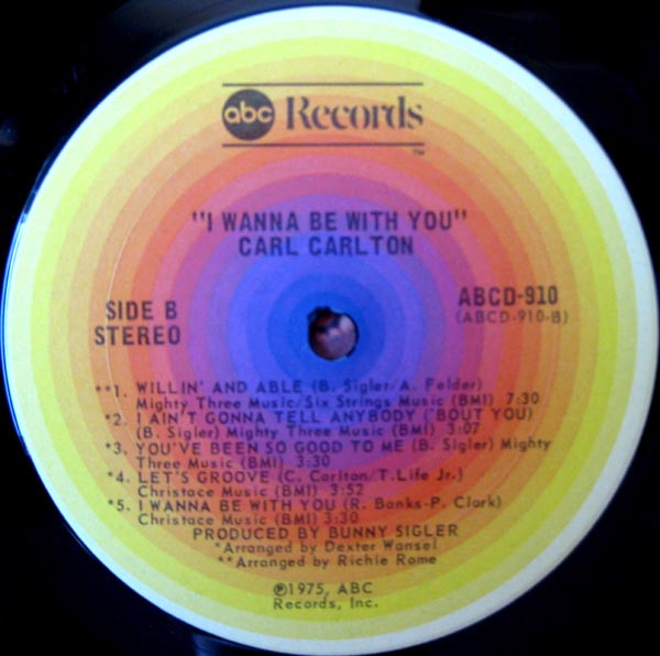 Carl Carlton - I Wanna Be With You | ABC Records (ABCD-910) - 4