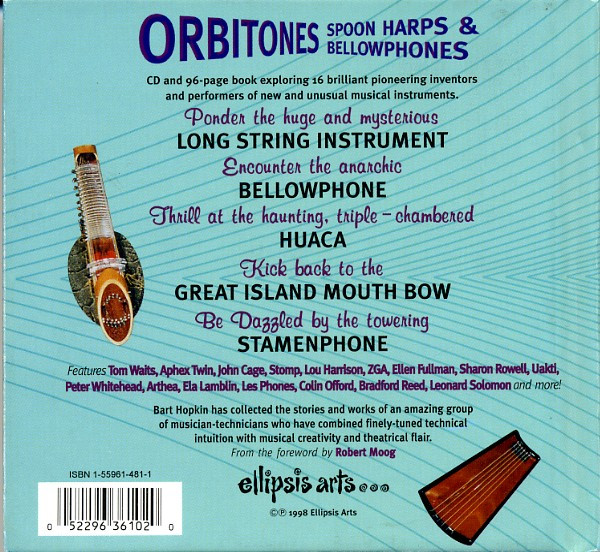 Various - Orbitones Spoon Harps & Bellowphones (Experimental Musical Instruments) | Ellipsis Arts (CD3610) - 2 Various - Orbitones Spoon Harps & Bellowphones (Experimental Musical Instruments) | Ellipsis Arts (CD3610) - 2