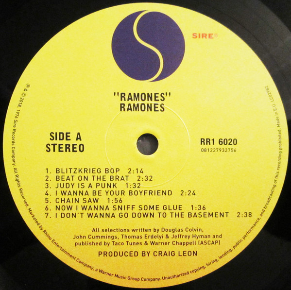 Ramones - Ramones | Sire (RR1 6020) - 3