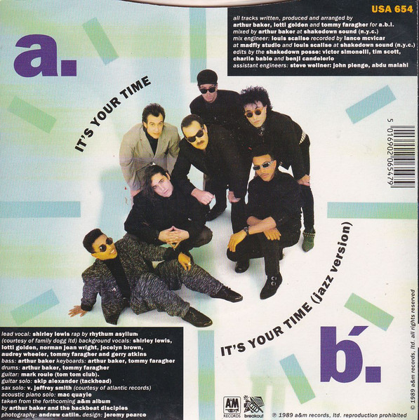 Arthur Baker And The Backbeat Disciples Featuring Shirley Lewis - It's Your Time | Breakout (USA 654) - 2 Arthur Baker And The Backbeat Disciples Featuring Shirley Lewis - It's Your Time | Breakout (USA 654) - 2