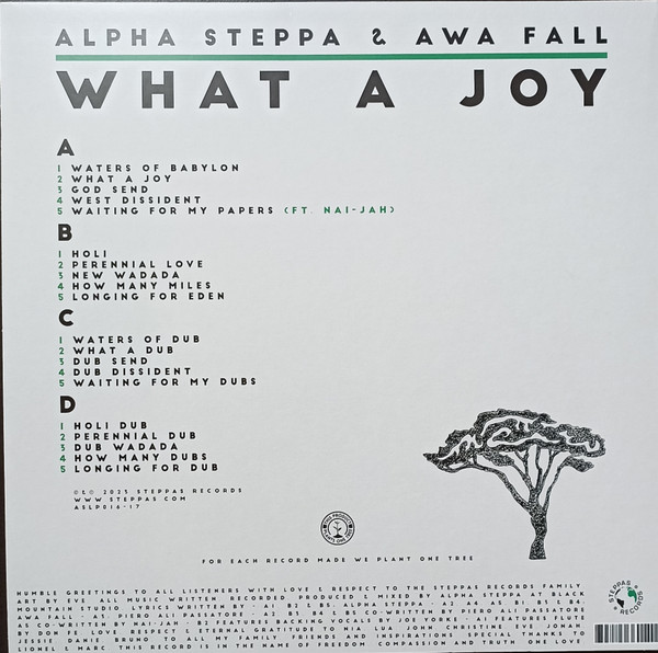 Alpha Steppa & Awa Fall - What A Joy | Steppas (ASLP016-17) - 2 Alpha Steppa & Awa Fall - What A Joy | Steppas (ASLP016-17) - 2