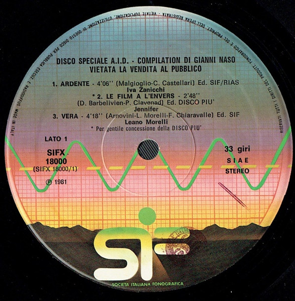 Various - Special Disco A.I.D. | Società Italiana Fonografica (SIFX 18000) - main Various - Special Disco A.I.D. | Società Italiana Fonografica (SIFX 18000) - main