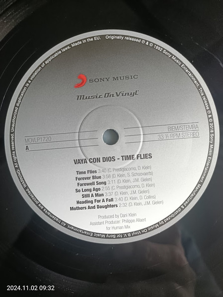 Vaya Con Dios - Time Flies | Music On Vinyl (MOVLP1720) - 4