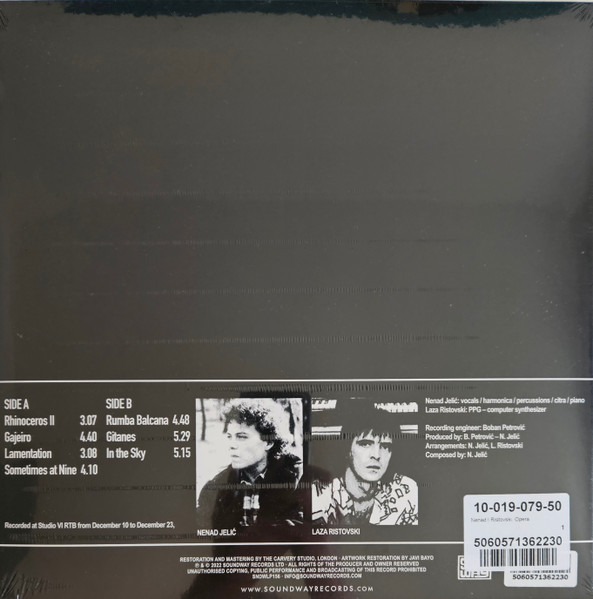 Nenad Jelić / Laza Ristovski - Opera | Soundway (SNDWLP 156) - 3