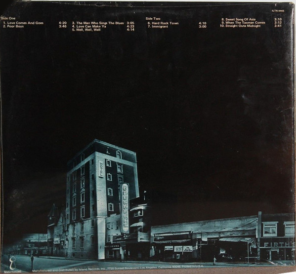 Murray McLauchlan And The Silver Tractors - Hard Rock Town | True North (ILTN 9466) - 3