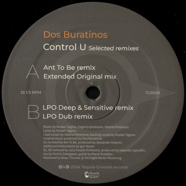 Dos Buratinos - Control U (Selected Remixes) | Tequila Grooves Records (TGRV01)