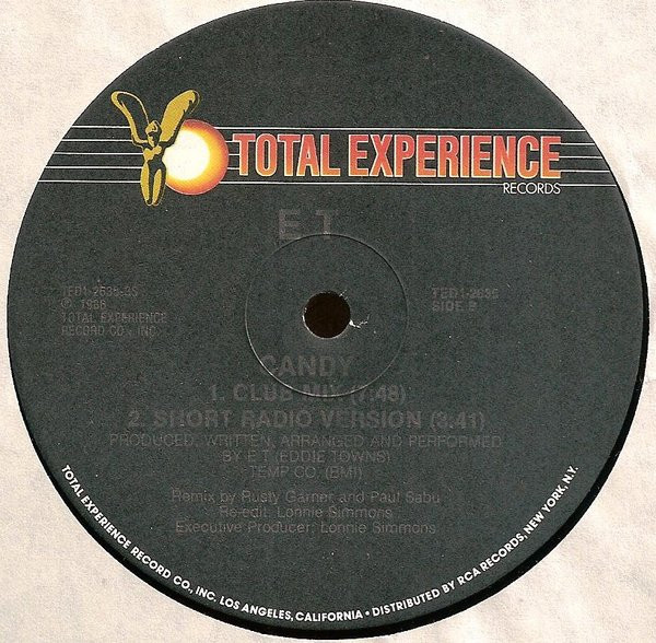 Eddie Towns - Candy | Total Experience Records (TED1-2635) - 2