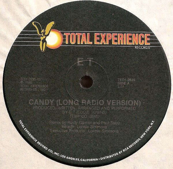 Eddie Towns - Candy | Total Experience Records (TED1-2635)