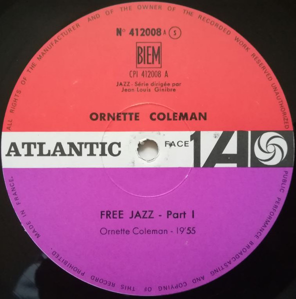 The Ornette Coleman Double Quartet - Free Jazz | Atlantic (412 008) - 3